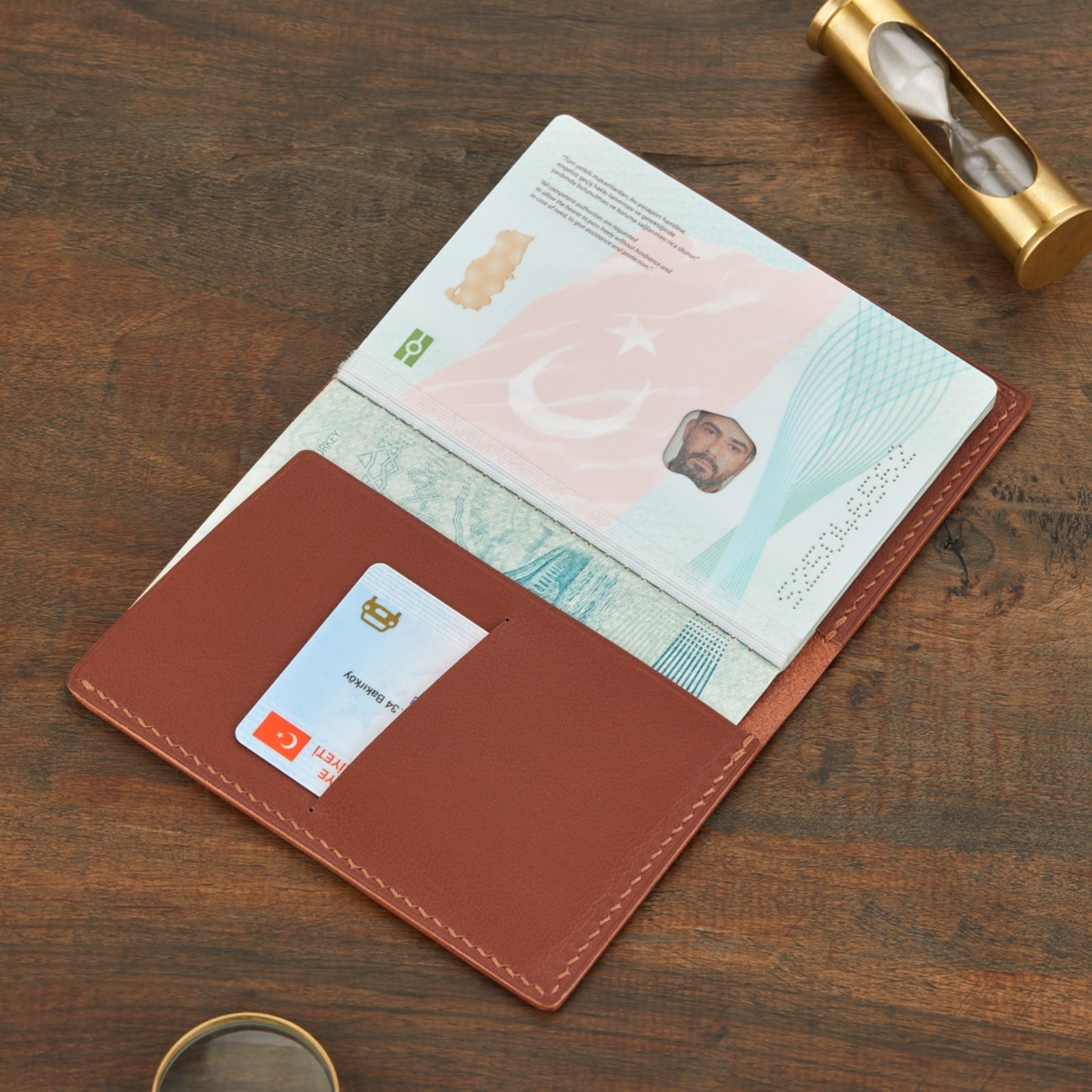 Magnus Deri Pasaport Kılıfı