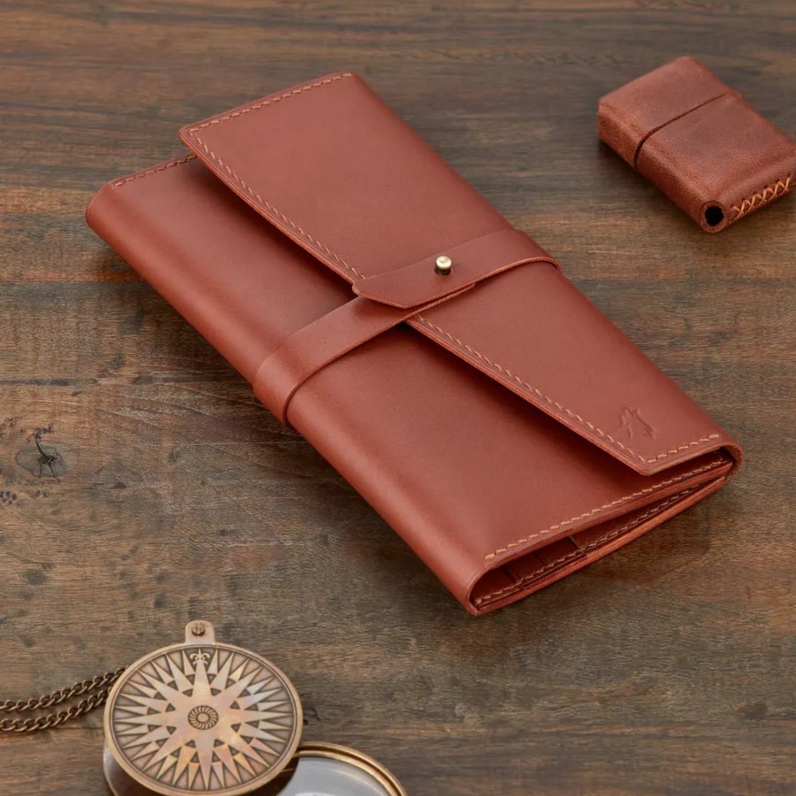 Magnus Kayışlı Deri Cüzdan