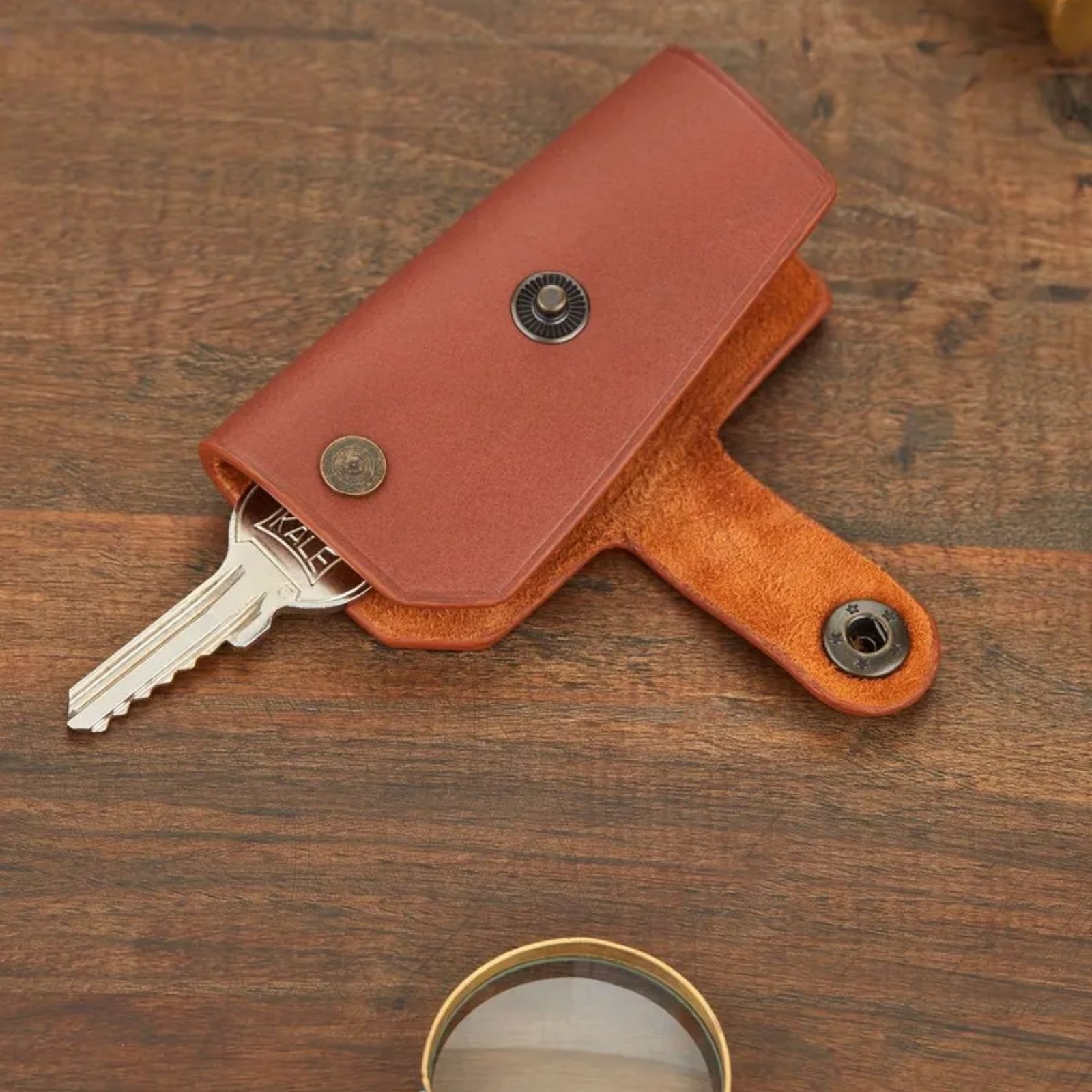 Monte Deri Anahtarlık Kılıfı