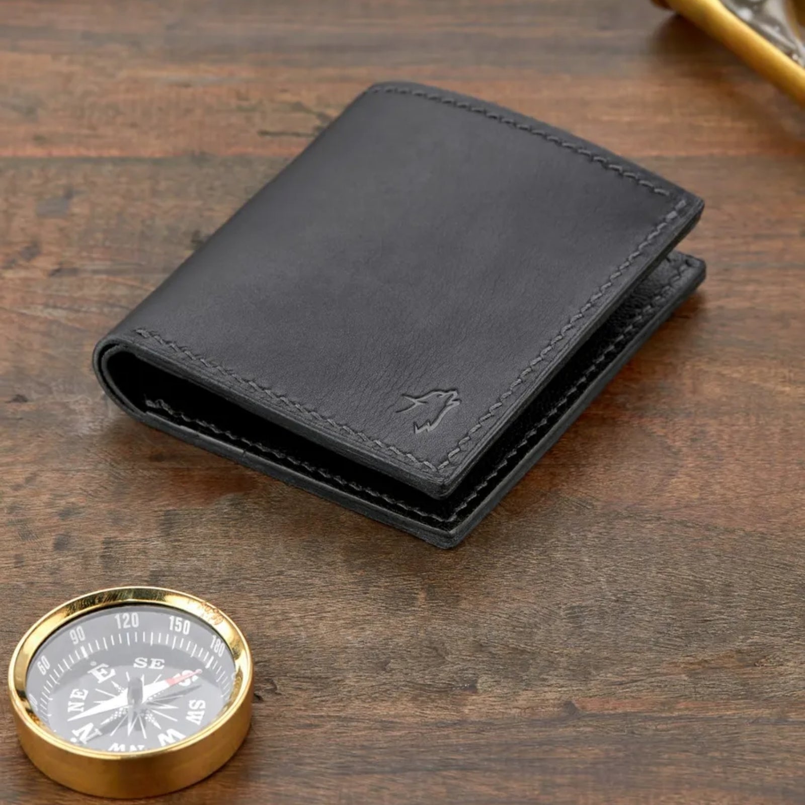 Monte Klasik Dikey Bi-Fold Deri Cüzdan