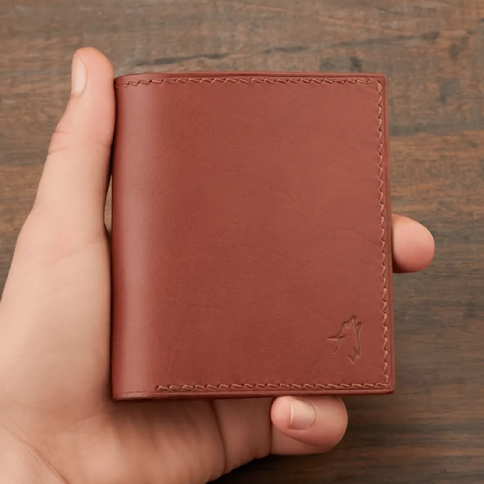 Monte Klasik Dikey Bi-Fold Deri Cüzdan