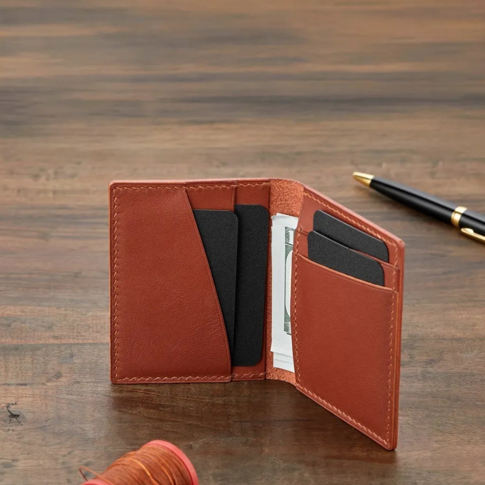 Monza Bi Fold Deri Kartlık