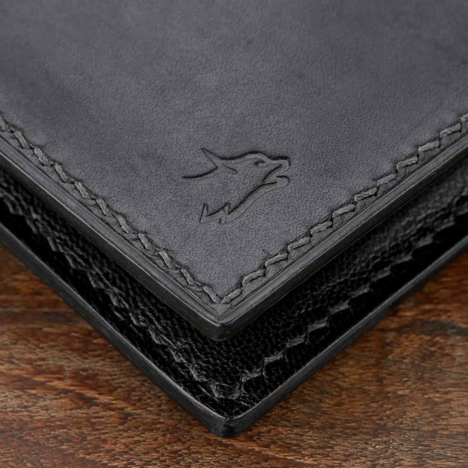 Nero Bi Fold Dikey Deri Kartlık