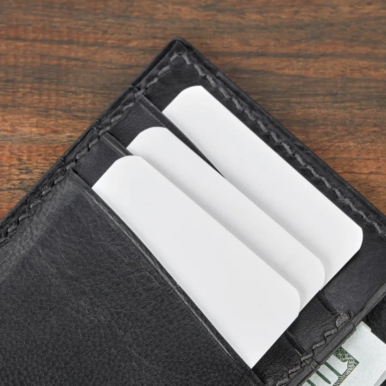 Nero Bi Fold Dikey Deri Kartlık