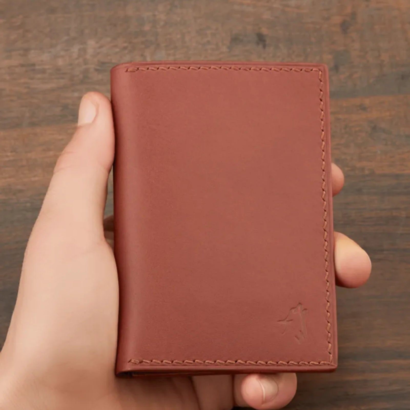 Nero Bi Fold Dikey Deri Kartlık