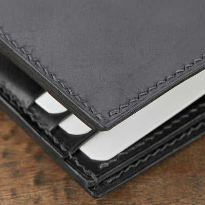 Monte Klasik Yatay Bi-Fold Deri Cüzdan