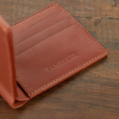 Monte Klasik Yatay Bi-Fold Deri Cüzdan