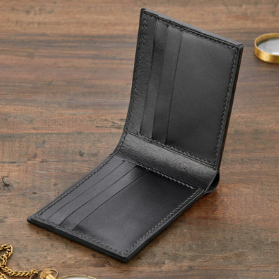 Monte Klasik Yatay Bi-Fold Deri Cüzdan