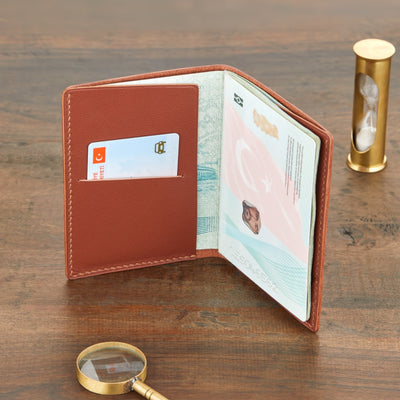 Magnus Deri Pasaport Kılıfı