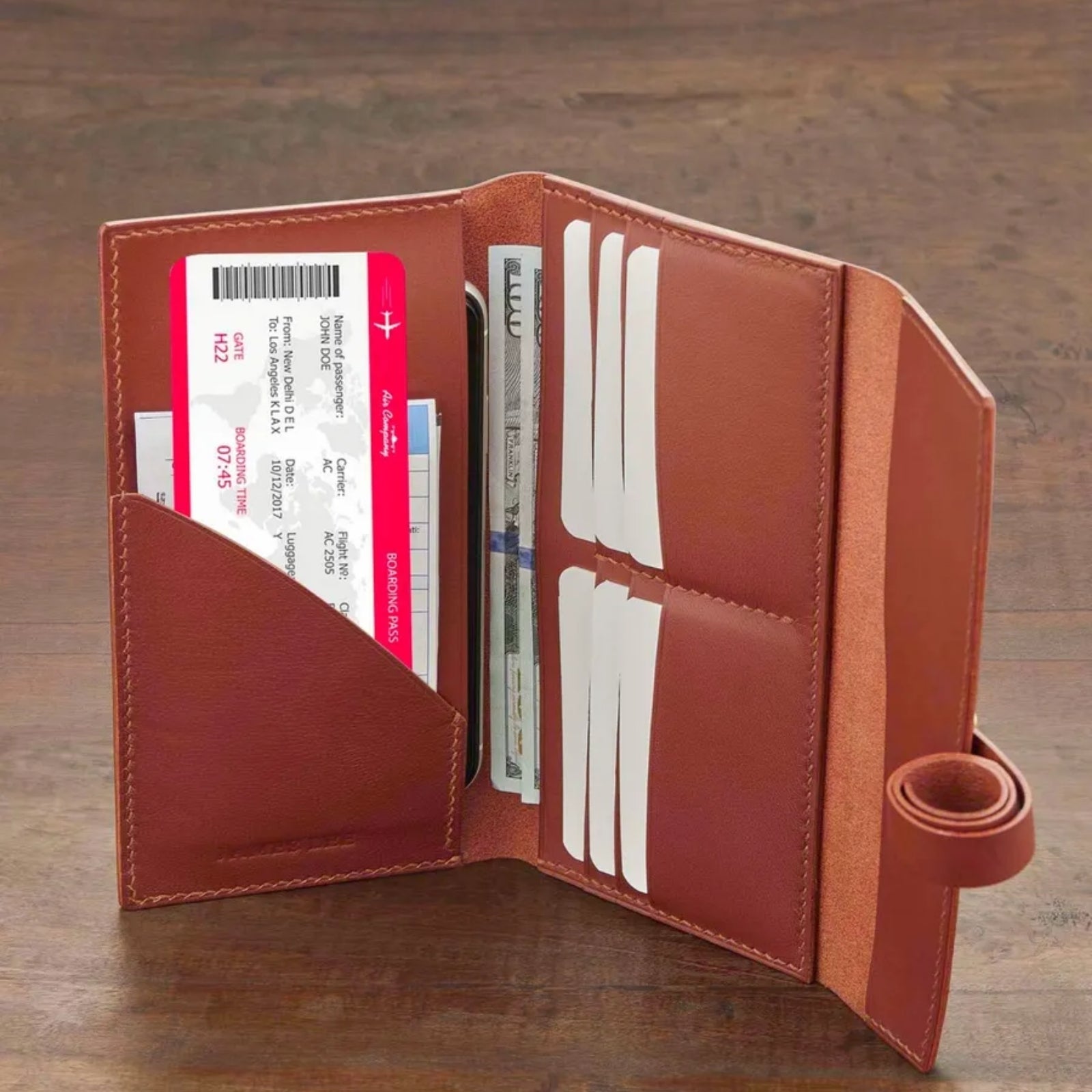 Magnus Kayışlı Deri Cüzdan