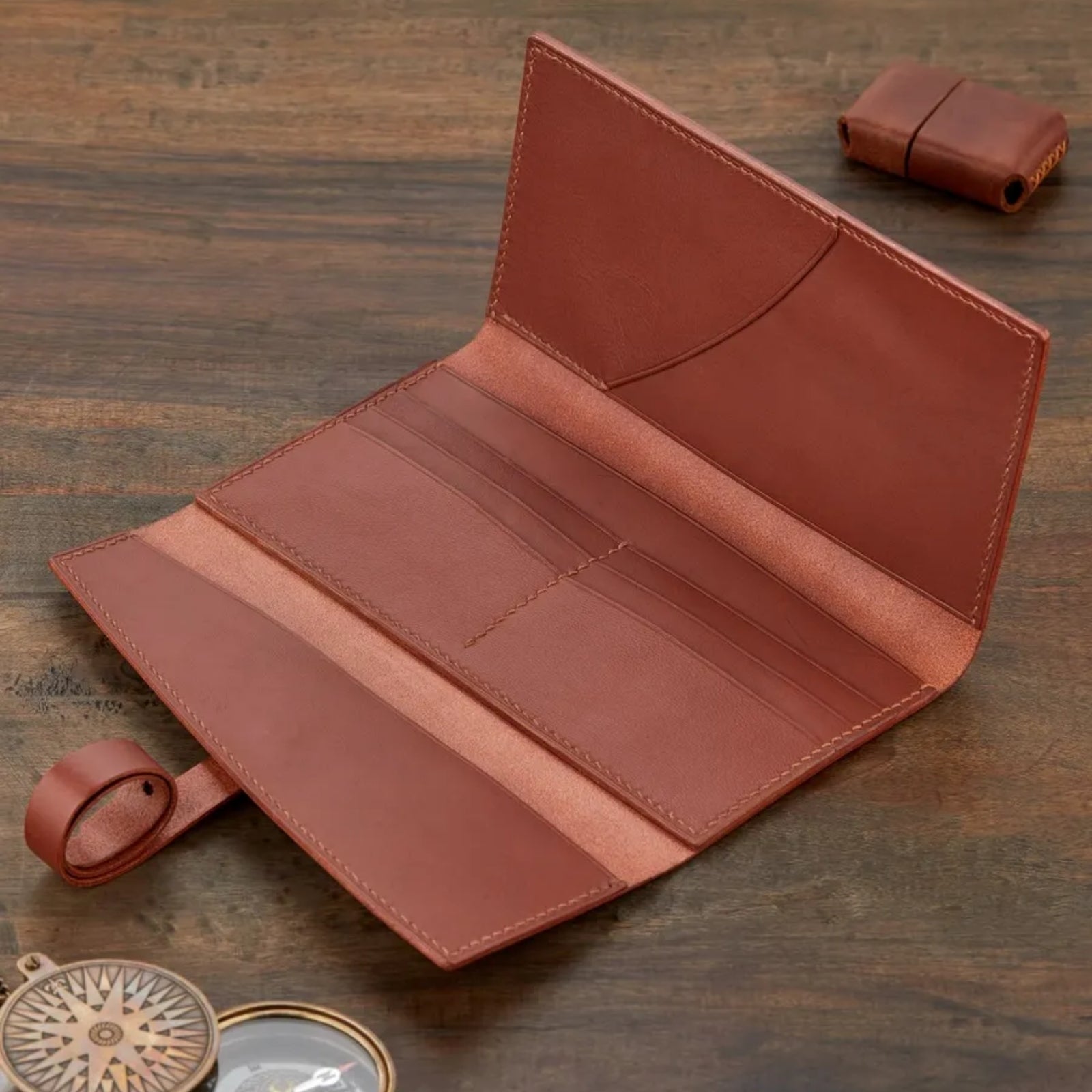 Magnus Kayışlı Deri Cüzdan