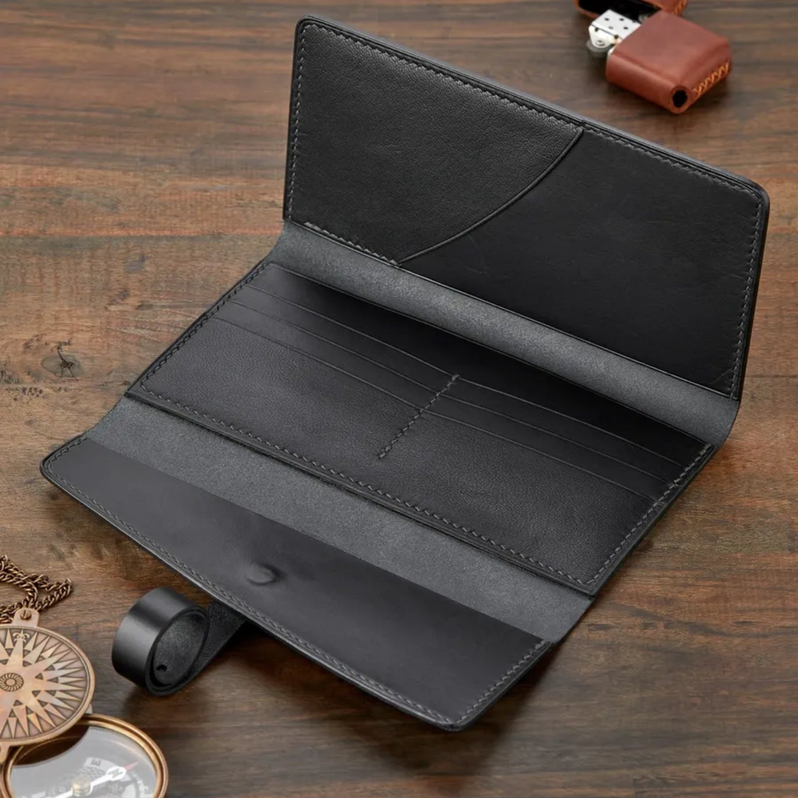 Magnus Kayışlı Deri Cüzdan