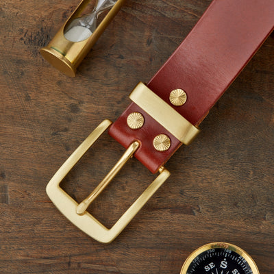 Monte İtalyan Deri Kemer