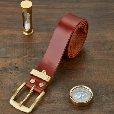 Monte İtalyan Deri Kemer