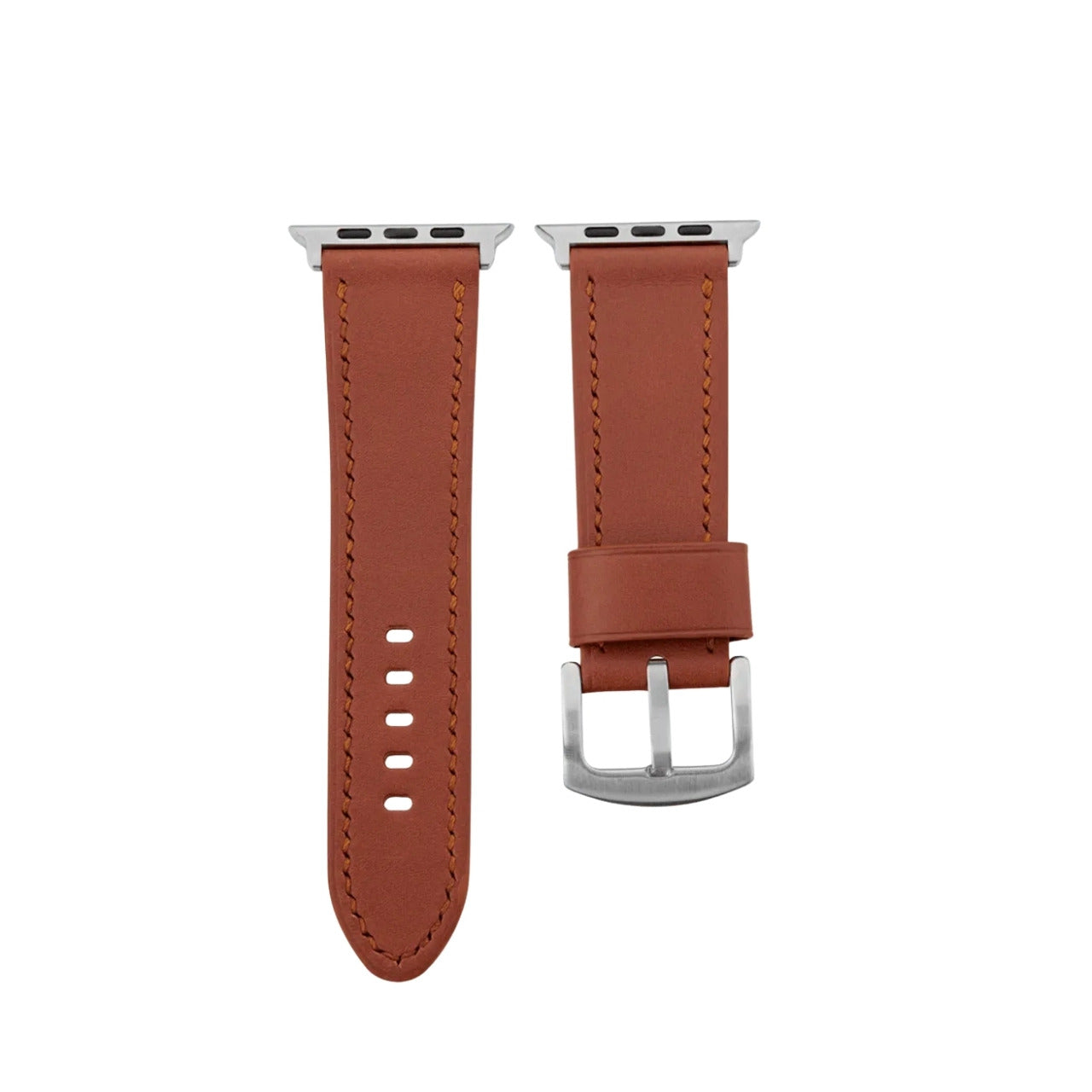 Monte Çift Kat Deri Dikişli Apple Watch Kordonu