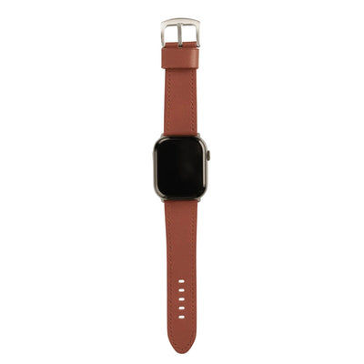 Monte Çift Kat Deri Dikişli Apple Watch Kordonu