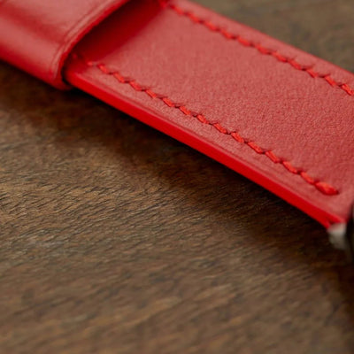 Monte Çift Kat Deri Dikişli Apple Watch Kordonu