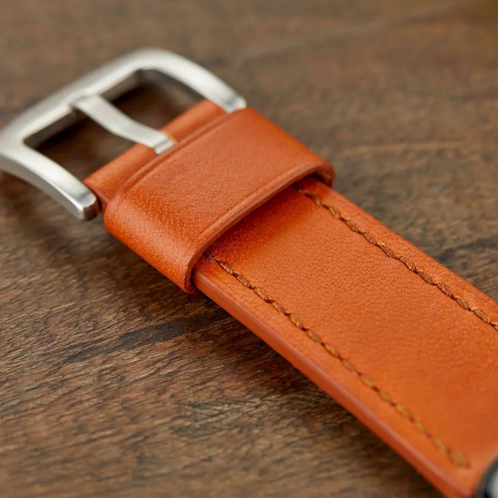 Monte Çift Kat Deri Dikişli Apple Watch Kordonu