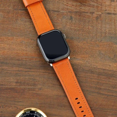 Monte Çift Kat Deri Dikişli Apple Watch Kordonu