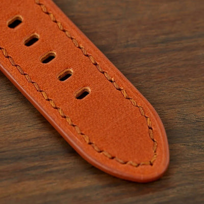 Monte Çift Kat Deri Dikişli Apple Watch Kordonu