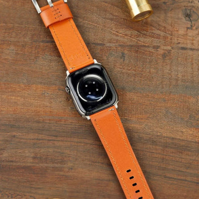 Monte Çift Kat Deri Dikişli Apple Watch Kordonu