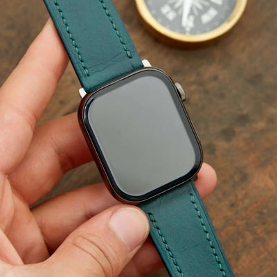 Monte Çift Kat Deri Dikişli Apple Watch Kordonu