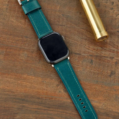 Monte Çift Kat Deri Dikişli Apple Watch Kordonu