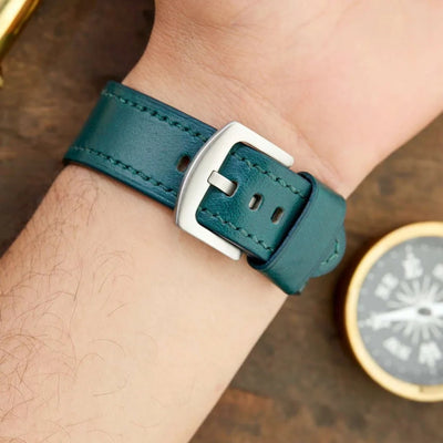 Monte Çift Kat Deri Dikişli Apple Watch Kordonu