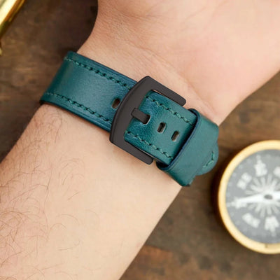 Monte Double-Layer Hand-Stitched Leather Apple Watch Band