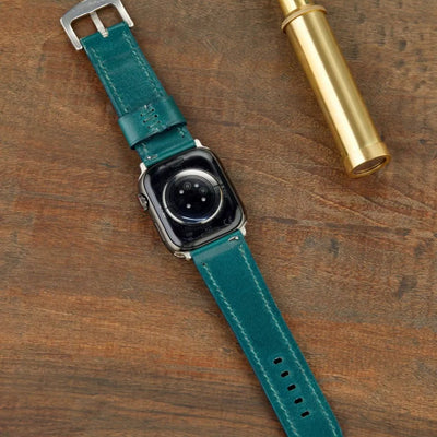 Monte Çift Kat Deri Dikişli Apple Watch Kordonu