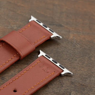 Monte Çift Kat Deri Dikişli Apple Watch Kordonu