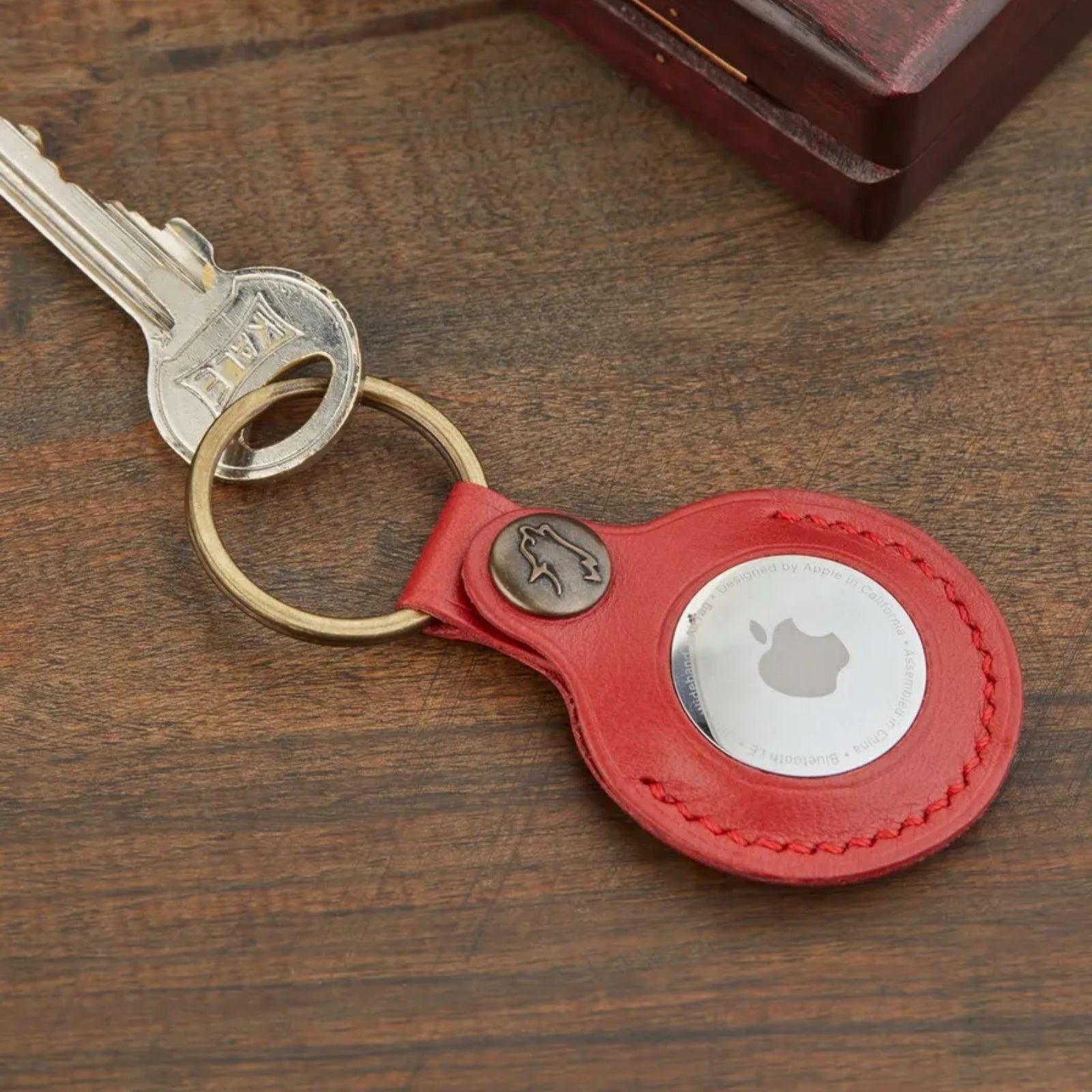 Monte Deri AirTag Kılıfı