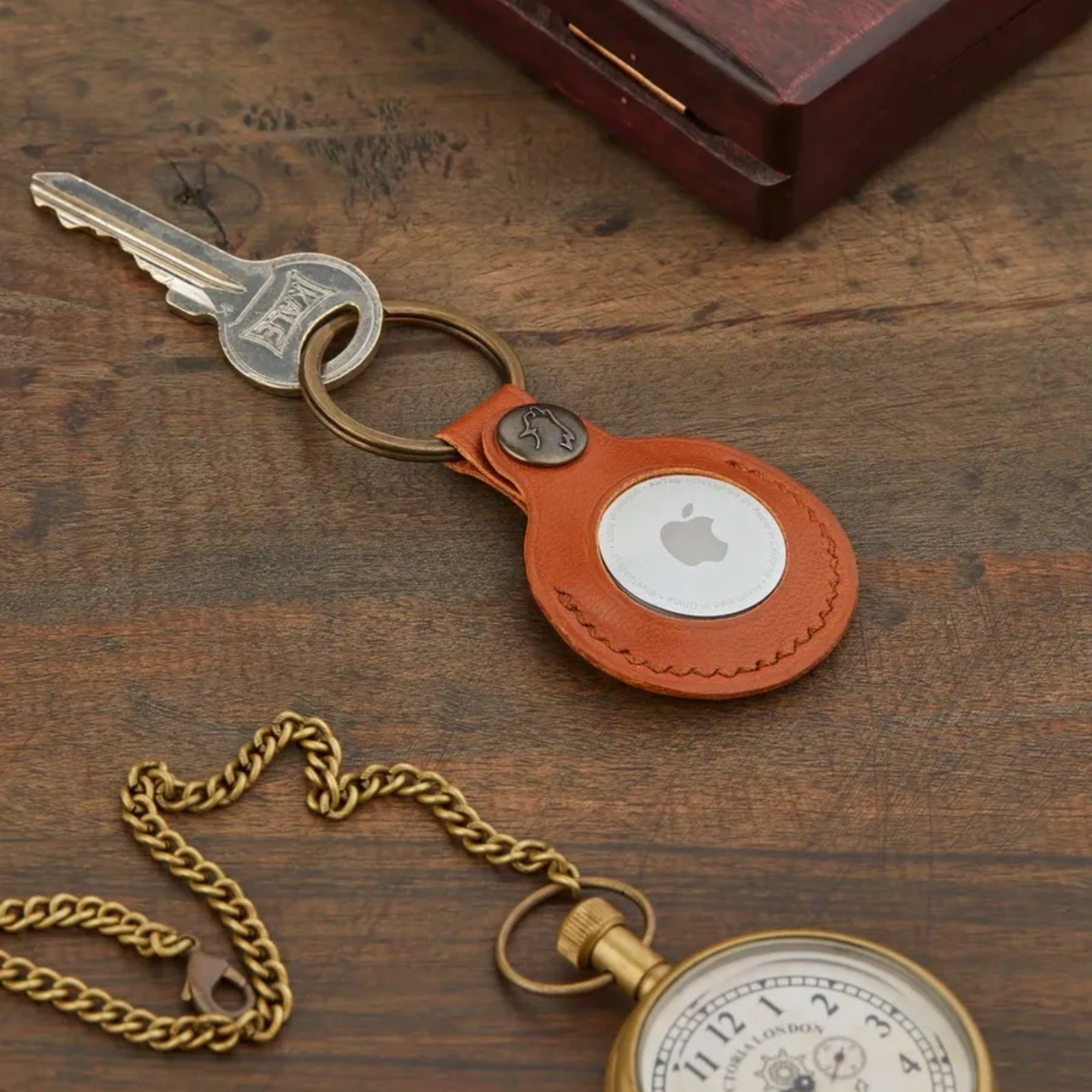 Monte Deri AirTag Kılıfı