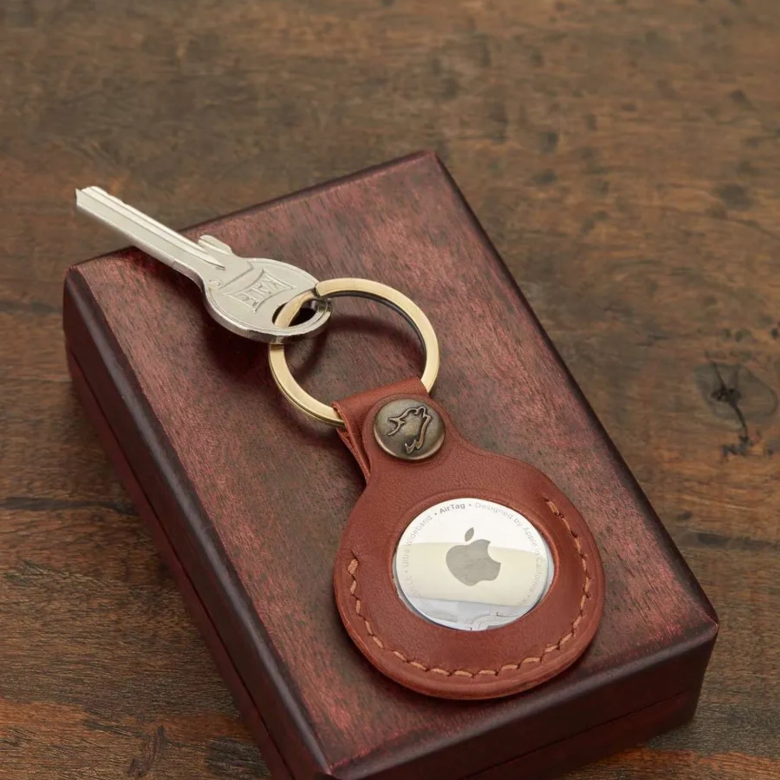 Monte Deri AirTag Kılıfı