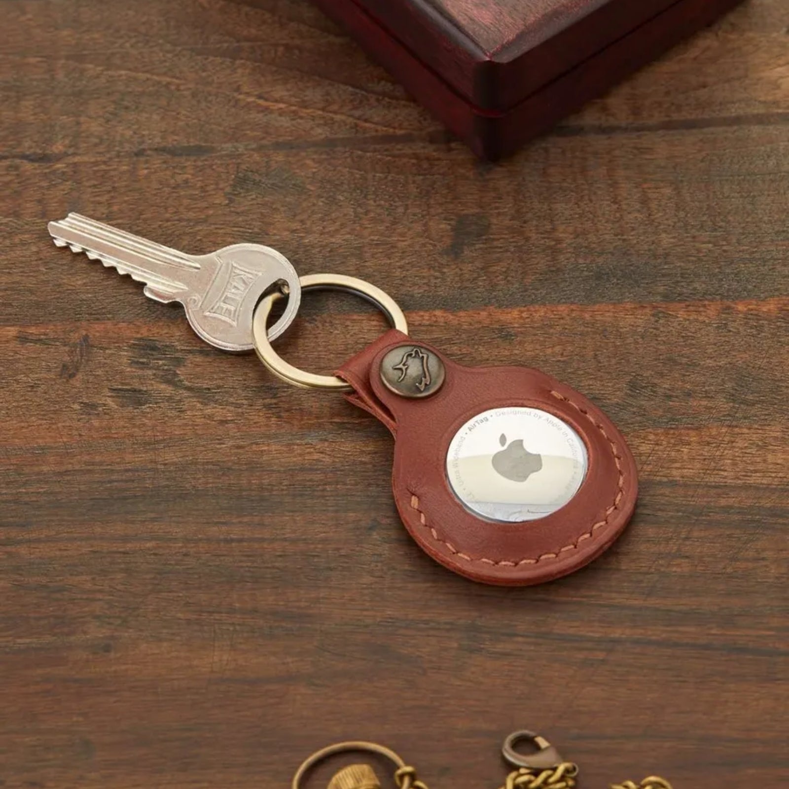 Monte Deri AirTag Kılıfı