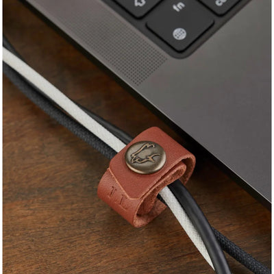 Mount Leather Cable Organizer 10-Pack