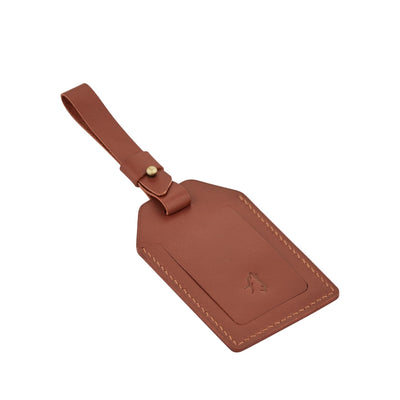 Mount Leather Strap Luggage Tag Holder