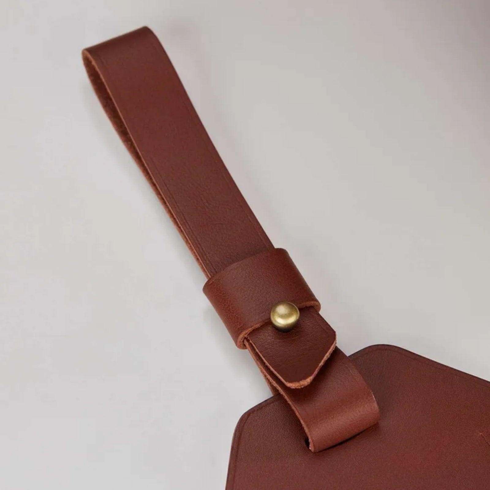 Mount Leather Strap Luggage Tag Holder