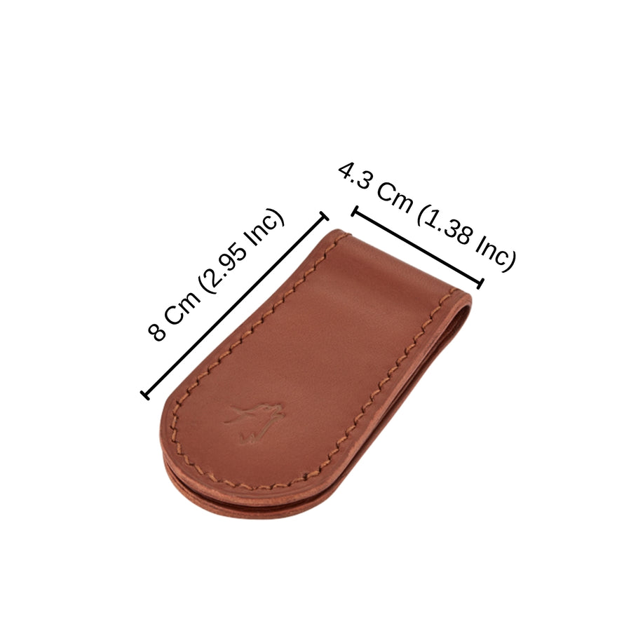 Monte Leather Money Clip
