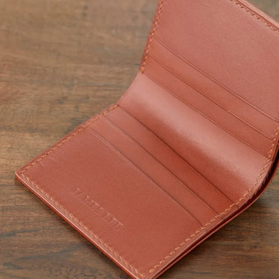 Monte Klasik Dikey Bi-Fold Deri Cüzdan