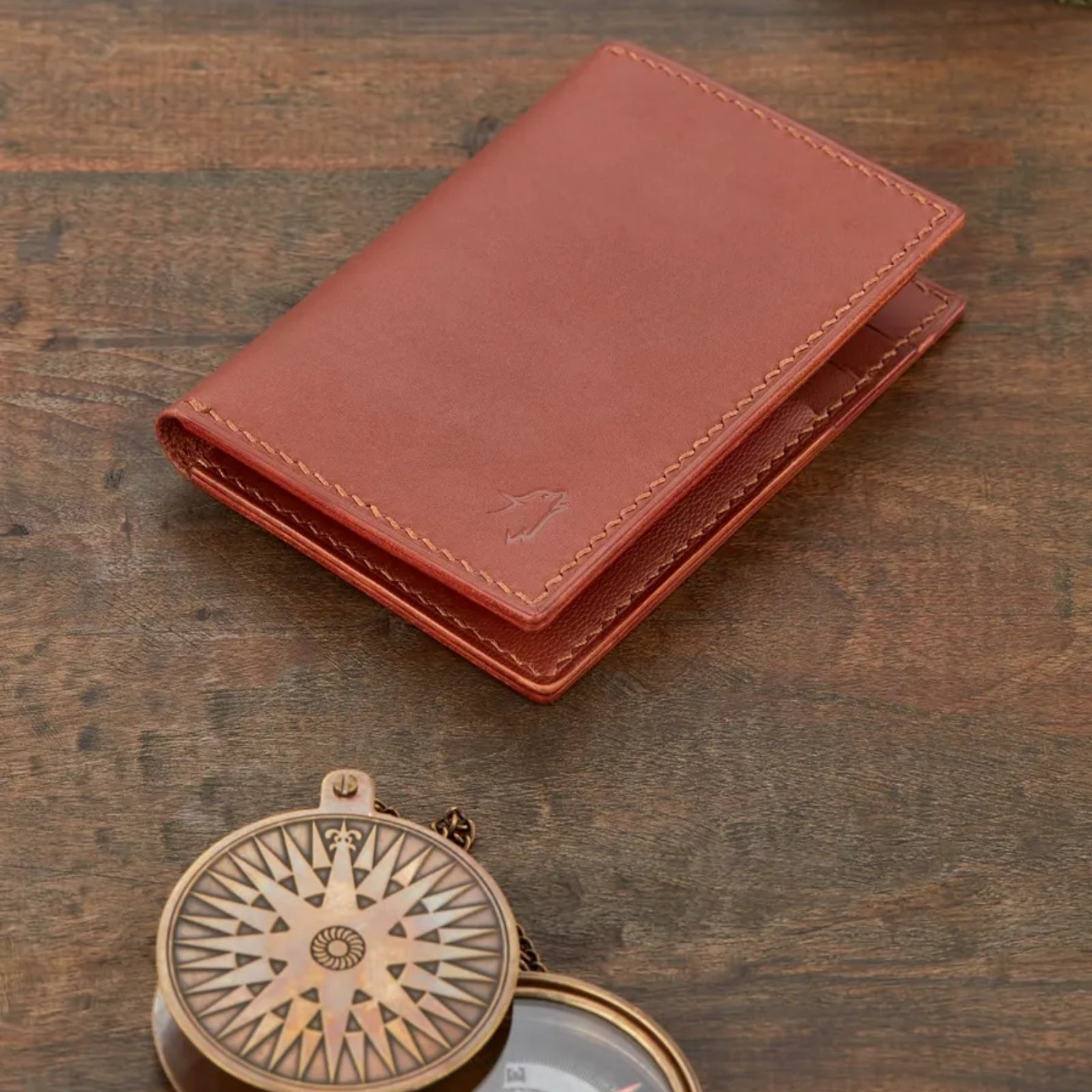 Nero Bi Fold Dikey Deri Kartlık