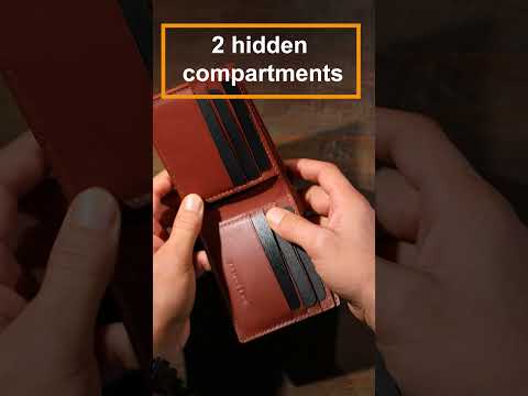 Monte Klasik Yatay Bi-Fold Deri Cüzdan